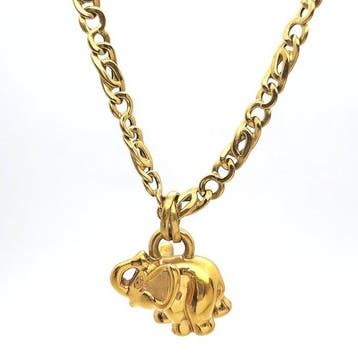 Ketting met hanger - 18 karaat Geel goud