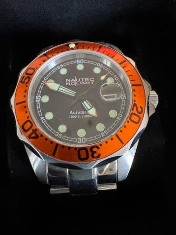 Nautec No Limit - 1000ft deep sea automatik Diver Watch -, Nieuw