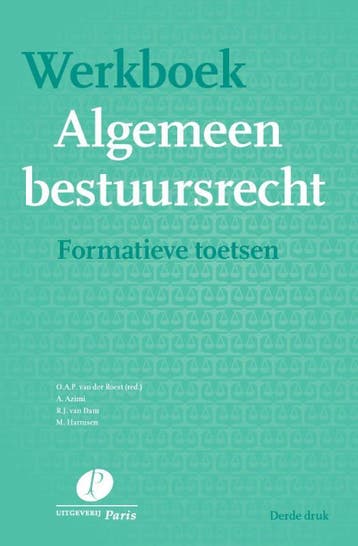 Werkboek Algemeen bestuursrecht, 9789462513228, Verzenden, Zo goed als nieuw, HBO