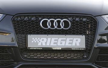 Grill geschikt voor Audi RS4 (B8), glanzend zwart | A4 (B8/B, Auto-onderdelen, Carrosserie en Plaatwerk, Verzenden, Nieuw, Audi