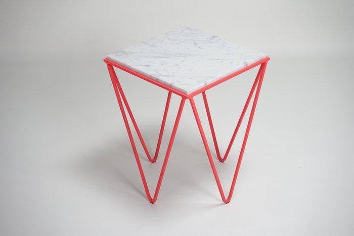 DFlab Studio - Middentafel - Avior Fluo - Carrara marmer, Antiek en Kunst, Kunst | Designobjecten