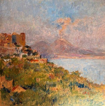 Celeste Cacace (1872-1949) - Il Vesuvio - NO RESERVE