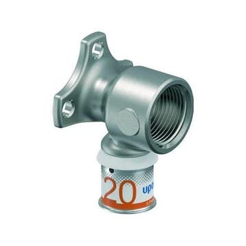 Uponor S-Press Plus muurplaat 1/2 binnendraad x 20 laag + f, Verzenden, Nieuw