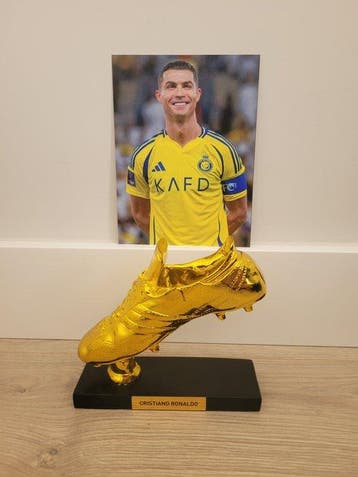 Cristiano Ronaldo . Gouden Schoen + Fotografie CR7, Nieuw