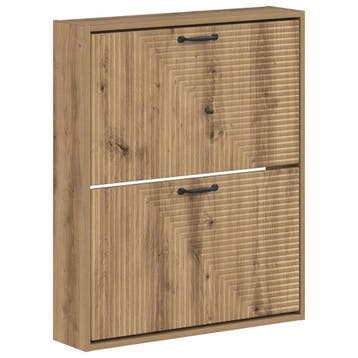vidaXL Wandgemonteerde Schoenkast HAARLEM 71 x 17 x 86 cm, Verzenden, Nieuw