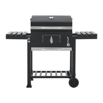 Houtskool BBQ Arnad met deksel 105x135x47,5 cm zwart casa.pr, Verzenden, Nieuw