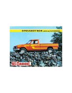 1984 PEUGEOT 504 DANGEL 4X4 PICK UP BROCHURE FRANS, Nieuw, Peugeot, Author