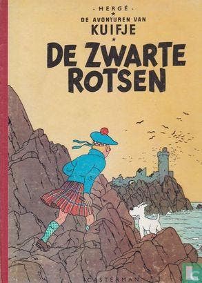 Kuifje - De zwarte rotsen - 1955, Eén stripboek, Verzenden, Zo goed als nieuw, Remi, Georges.