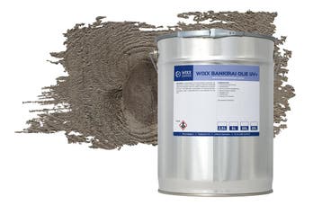 Wixx Bankirai Olie UV+ Grijs 20L, Verzenden, Nieuw, Verf, 15 tot 20 liter