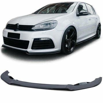 Frontspoiler Hoogglans Zwart Volkswagen Golf 6 R20 RL024, Auto-onderdelen, Nieuw, Voor, Volkswagen