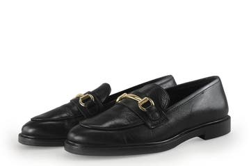Manfield Loafers in maat 37 Zwart, Verzenden, Zwart, Overige typen, Zo goed als nieuw