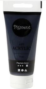 Allesverf Acryl Semi glanzend transparant Paynes Grey 75 ml, Ophalen of Verzenden, Nieuw