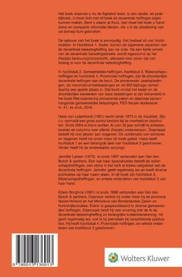 Decentrale heffingen / Fed fiscale studieserie / 42, Boeken, Verzenden, Gelezen, G.J. van Leijenhorst