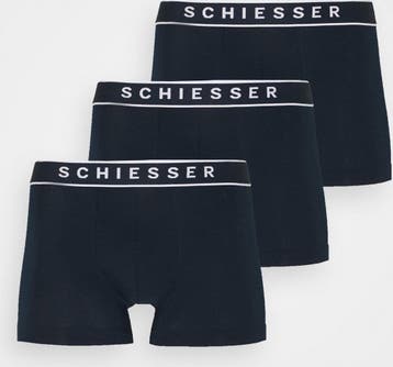 Schiesser Maat XL 95/5 Organic Heren Shorts - Donker Blauw -, Kleding | Heren, Ondergoed, Verzenden