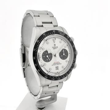 Tudor Black Bay Chronograph 79360N-0002; Automatisch here..., Ophalen of Verzenden, Zo goed als nieuw, Staal, Overige merken