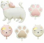5-delige folie ballon set Sweet Cat, Verzenden, Nieuw