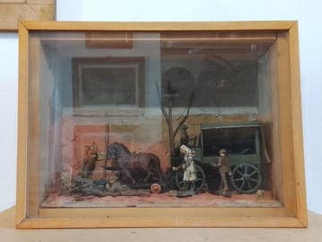 Elastolin - Speelgoedsoldaatje WW1 Diorama - 1920-1930 -, Nieuw