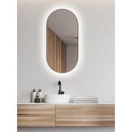 Wiesbaden Nomi Spiegel met Lijst - Ovaal met LED - Dimbaar, Ophalen of Verzenden, Nieuw