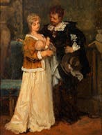 Friedrich A. von Kaulbach (XIX), Kring van - intime