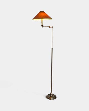 Vloerlamp om te lezen - Koper, Messing - Zwenkarm