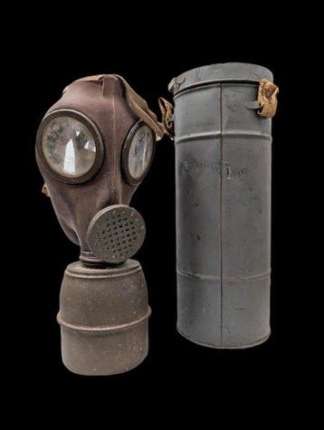1 Ancien Masque à Gaz Français WW2 / Curiosity - Werktuig