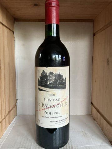 1988 Château l’Evangile - Pomerol - 1 Fles (0,75 liter), Nieuw