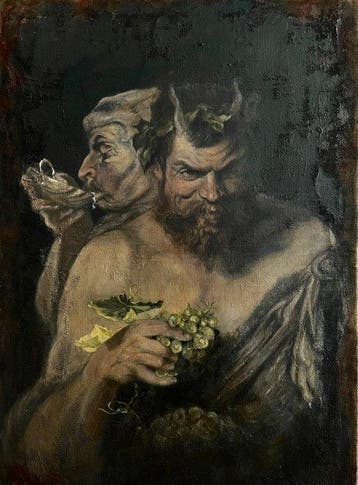 Sofonea Paul - Contemporary Oil Painting one Jute - Inspired