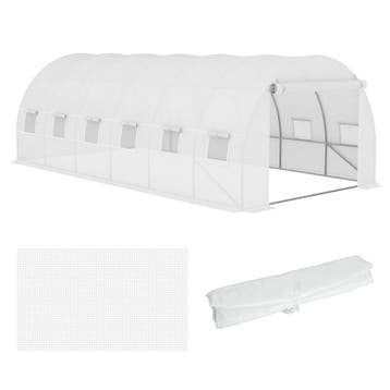 TRUUSK Vervangende Folie voor Kas 600 x 300 x 200 cm - Met V, Verzenden