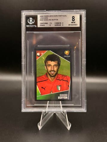 Beckett Bgs 8 Panini Gianluigi Buffon Euro 2004 #222, Verzenden, Zo goed als nieuw, Losse kaart