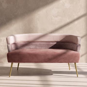*WOONWINKEL* Kare Design Sandwich Roze Velvet Design Bankje, Verzenden, Nieuw