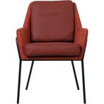 Leren eetkamerstoel Mix Duo, Huis en Inrichting, Stoelen, Ophalen of Verzenden, Nieuw, Leer, Bohemian, Industrieel, Modern, Scandinavisch