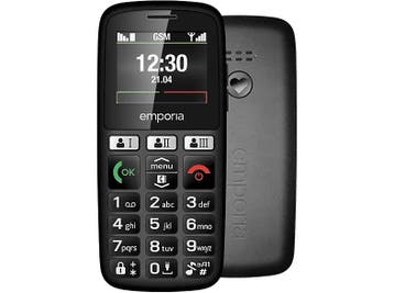 Emporia -  Happy Feature Phone -  30 Mb - Zwart, Verzenden, Nieuw, Geen camera, Zonder abonnement