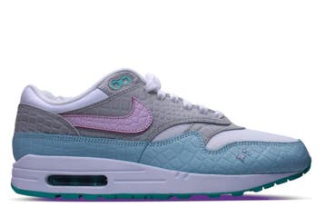 Nike Air Max 1 By You Pastel Croc • 44, Ophalen of Verzenden, Nieuw, Nike, Sneakers of Gympen