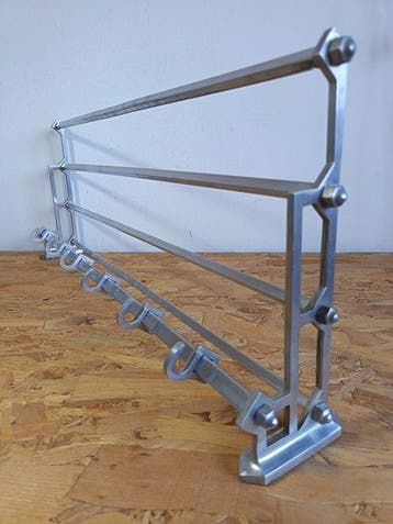 Art-deco bauhaus hat rack coat rack hanger . Designer: János