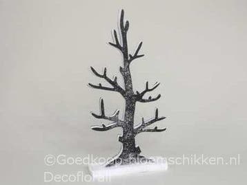 Boom foam kerstboompje Zwart 103 cm, Ophalen of Verzenden, Nieuw