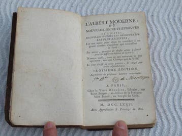 Pons-Augustin ALLETZ - LAlbert moderne, ou Nouveaux Secrets