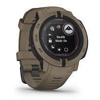 Garmin Instinct 2 Solar Tactical editie 45 mm bruin met een, Verzenden, Gebruikt