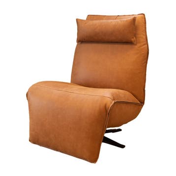 Relax fauteuil Merle van DS Meubel met hoge showroom korting, Verzenden, Minder dan 75 cm, Nieuw, Leer