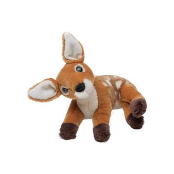Nature Planet hertje knuffel - pluche - 23 cm - bruin, Verzenden, Nieuw