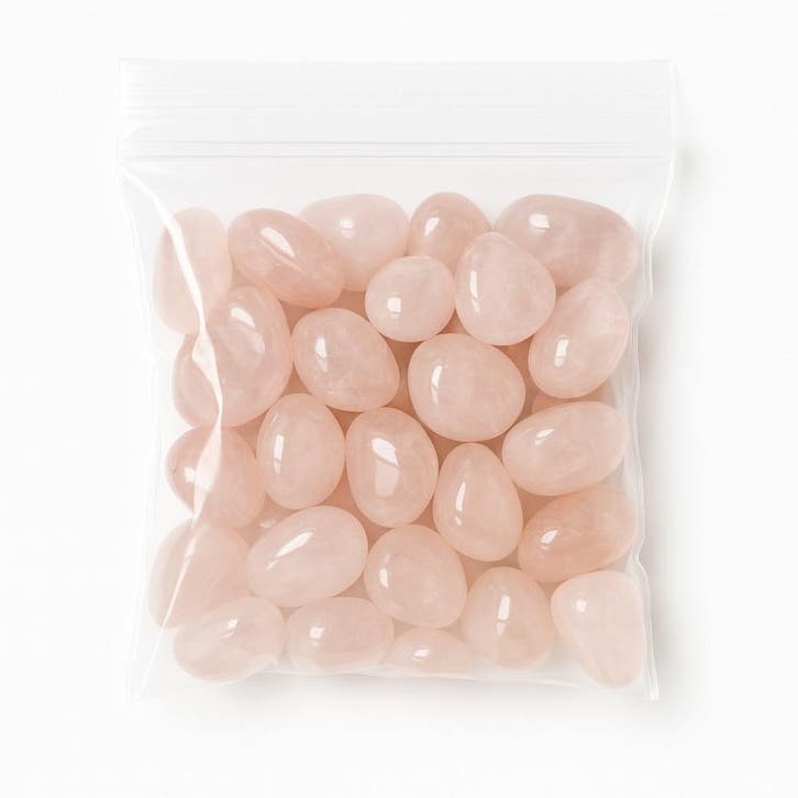 Rozenkwarts Getrommeld – 1 kg (15–25 mm, A-kwaliteit), Antiek en Kunst, Antiek | Glas en Kristal, Ophalen of Verzenden