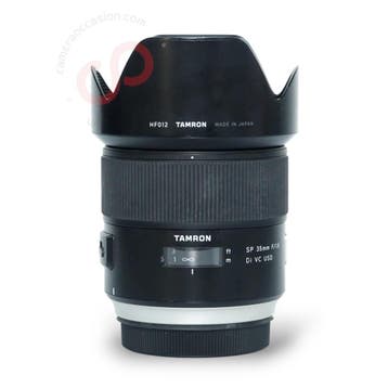 Tamron 35mm 1.8 SP Di VC USD - Nikon nr. 2817, Ophalen of Verzenden, Zo goed als nieuw, Toebehoren