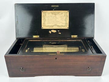 Cilindermuziekdoos - Zwitserland - 1850-1900