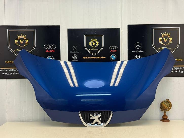 Peugeot 107 bj.2007 motorkap blauw KNR 2005 tot 2014, Auto-onderdelen, Carrosserie en Plaatwerk, Gebruikt, Peugeot, Voor, Motorkap