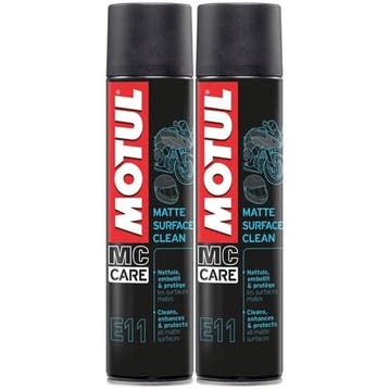 Motul E11 Matte Surface Clean 2 X 400Ml, Verzenden