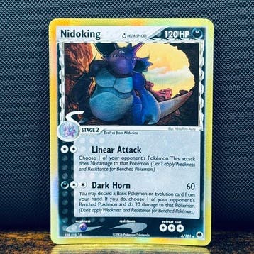 Pokémon Card - Nidoking Holo 6 – Pokémon, Nieuw