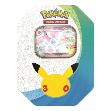 30th Celebration Sylveon EX Tin, Ophalen of Verzenden, Nieuw