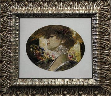 Josefina Coderch (1934) - Perfil entre flores