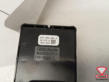 Audi 8v0959851e Raambediening schakelaar Origineel links voo, Auto-onderdelen, Ophalen, Gebruikt, Audi