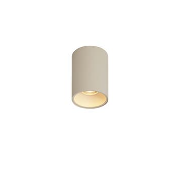 Moderne opbouwspot beige GU10 50mm rond - Deep, Verzenden, Nieuw