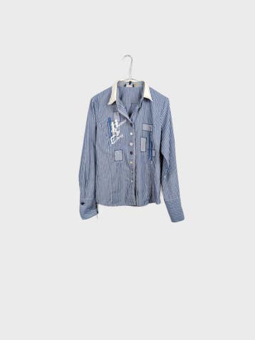 Brise de Mer Blouses Dames maat L Blauw Vintage, Ophalen of Verzenden, Nieuw